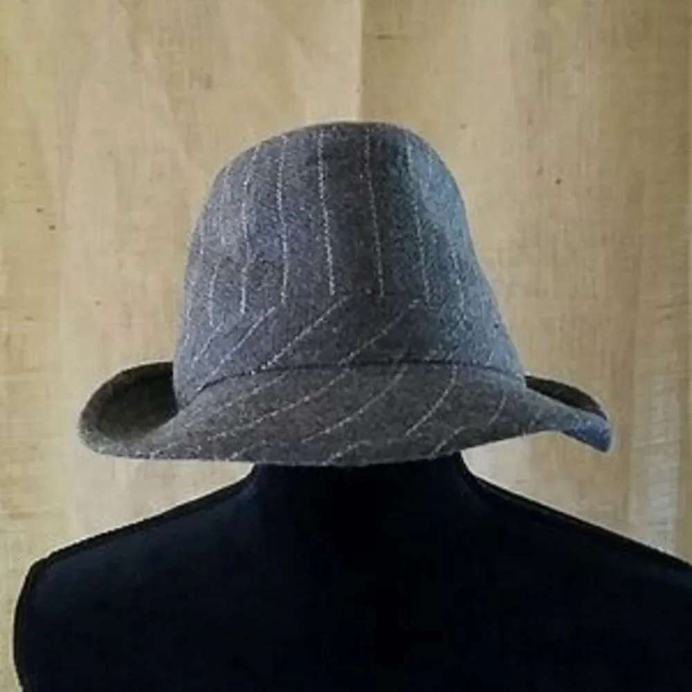 Fedora‎ hat wool bland gray